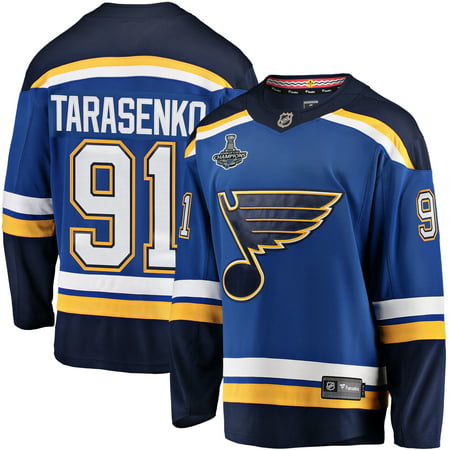 Vladimir Tarasenko St. Louis Blues Fanatics Branded 2019 Stanley Cup Champions Breakaway Patch Player Jersey - Blue