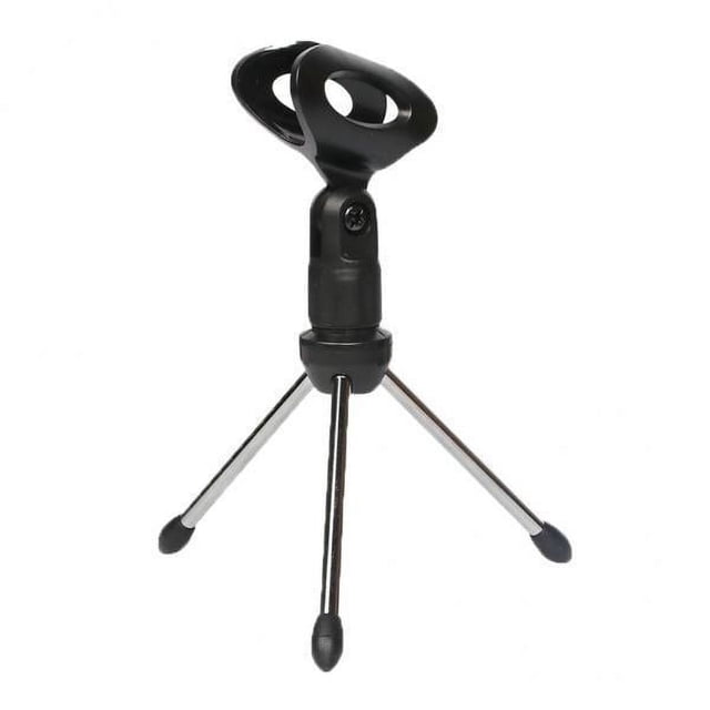 3 soportes para micrófono de escritorio, trípode plegable para micrófono de escritorio de 28-30 mm 3 piezas
