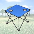 thumbnail image 2 of MERRYHAPY Table de Camping avec Porte-Gobelet Table Pliante Portable pour Femmes 1 Pcs, 2 of 8