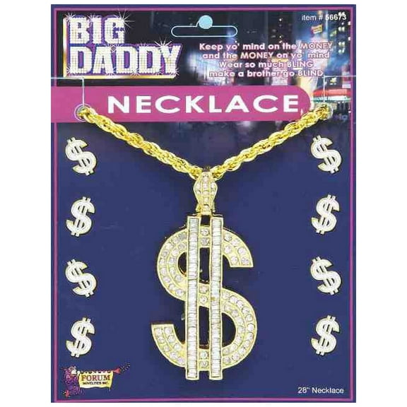 Halloween Dollar Sign Necklace