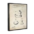 thumbnail image 3 of Stupell Industries Vintage Toy Duck Diagram Graphic Art Jet Black Floating Framed Canvas Print Wall Art, Design by Karl Hronek, 3 of 6