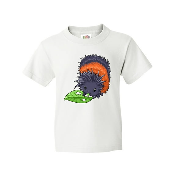Inktastic Wooly Bear Caterpillar- Cute Baby Insect Youth T-Shirt