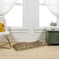 thumbnail image 5 of THE LICKER STORE Eero 32" Modern Cardboard Foldable Lounge Cat Scratcher with Catnip, Blue/Orange, CSR1011A, 5 of 9