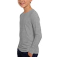 thumbnail image 2 of jobturf Boys Sun Shirts Uv Protection Long Sleeve Athletic Tops Quick Dry Lightweight T-shirt UV Protection Rash Guard for&nbsp;Kids&nbsp;5-15 Years, 2 of 8