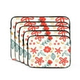 thumbnail image 2 of LNWH Abstract Botanical Floral Motif Pattern Laptop Sleeve, Notebook Computer Pocket Tablet Briefcase Carrying Bag, 10 inch Laptop Case, 2 of 8