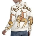 thumbnail image 6 of Lsque Cowboy Rodeo Guitar Pattern Casual Men's Hoodie,Hooded Sweatshirt with Kangaroo Pocket,Pullover Hoodie-X-Large, 6 of 7