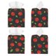 thumbnail image 2 of Balery Tomatoes1 Porta Pañuelos de Cuero con Estampado – Funda Moderna Cuadrada para Caja de Pañuelos, Dispensador 5x5x5'', 2 of 7