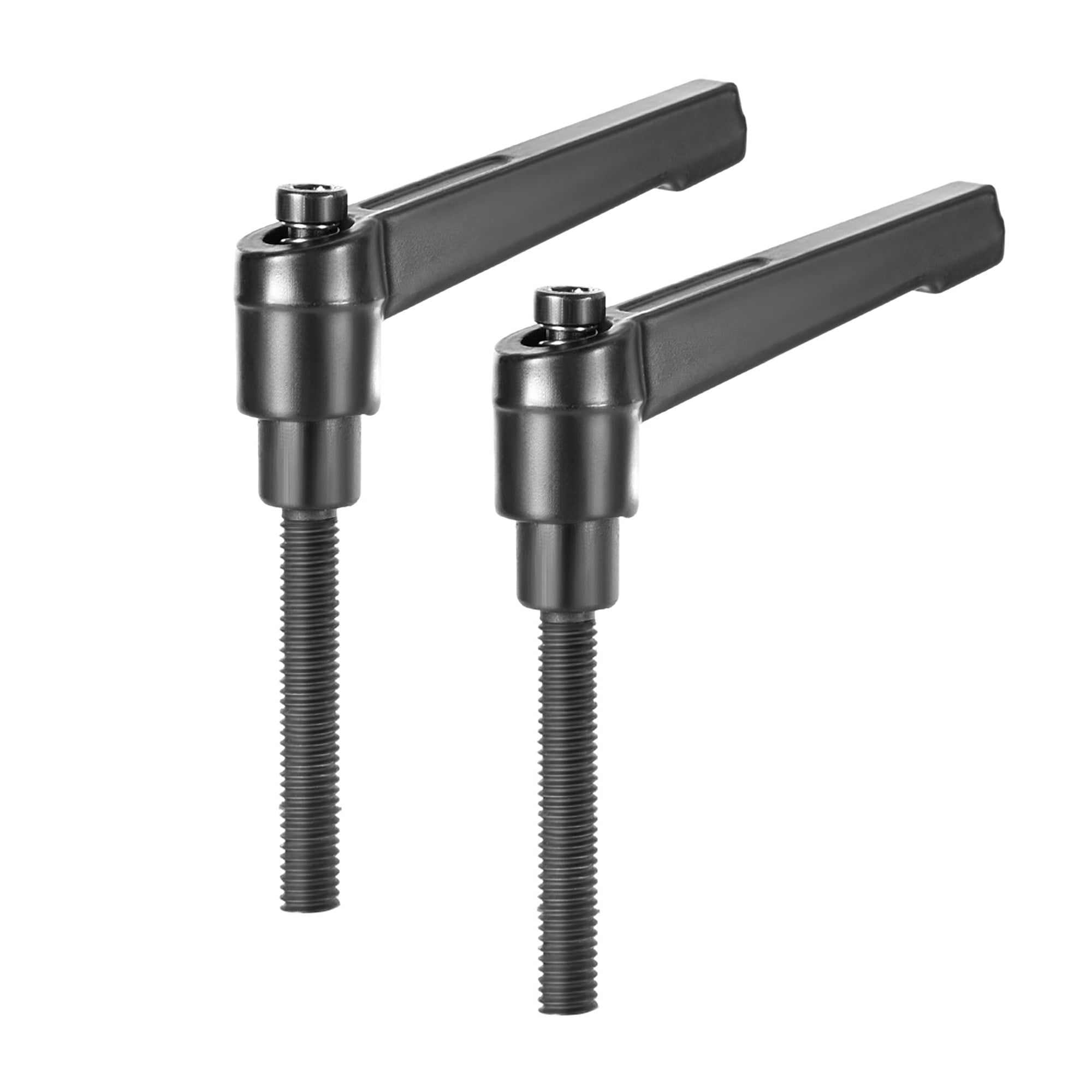 M6x40mmThread Push Button Ratchet Level Adjustable Handle Male Threaded