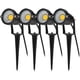 thumbnail image 1 of 4PCS Iluminación COB para exteriores 5W 220V IP65 Foco ajustable impermeable Foco LED Lámpara de jardín Iluminación para caminos Plantas Balcón Terraza Hotel Césped Luz LED Blanco cálido, 1 of 5