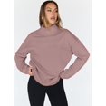 thumbnail image 2 of Trendy Queen Womens Oversized Sweatshirts Turtleneck Pullover Long Sleeve Hoodies Tops Fall Fashion Outfits 2025 Clothes, 2 of 6