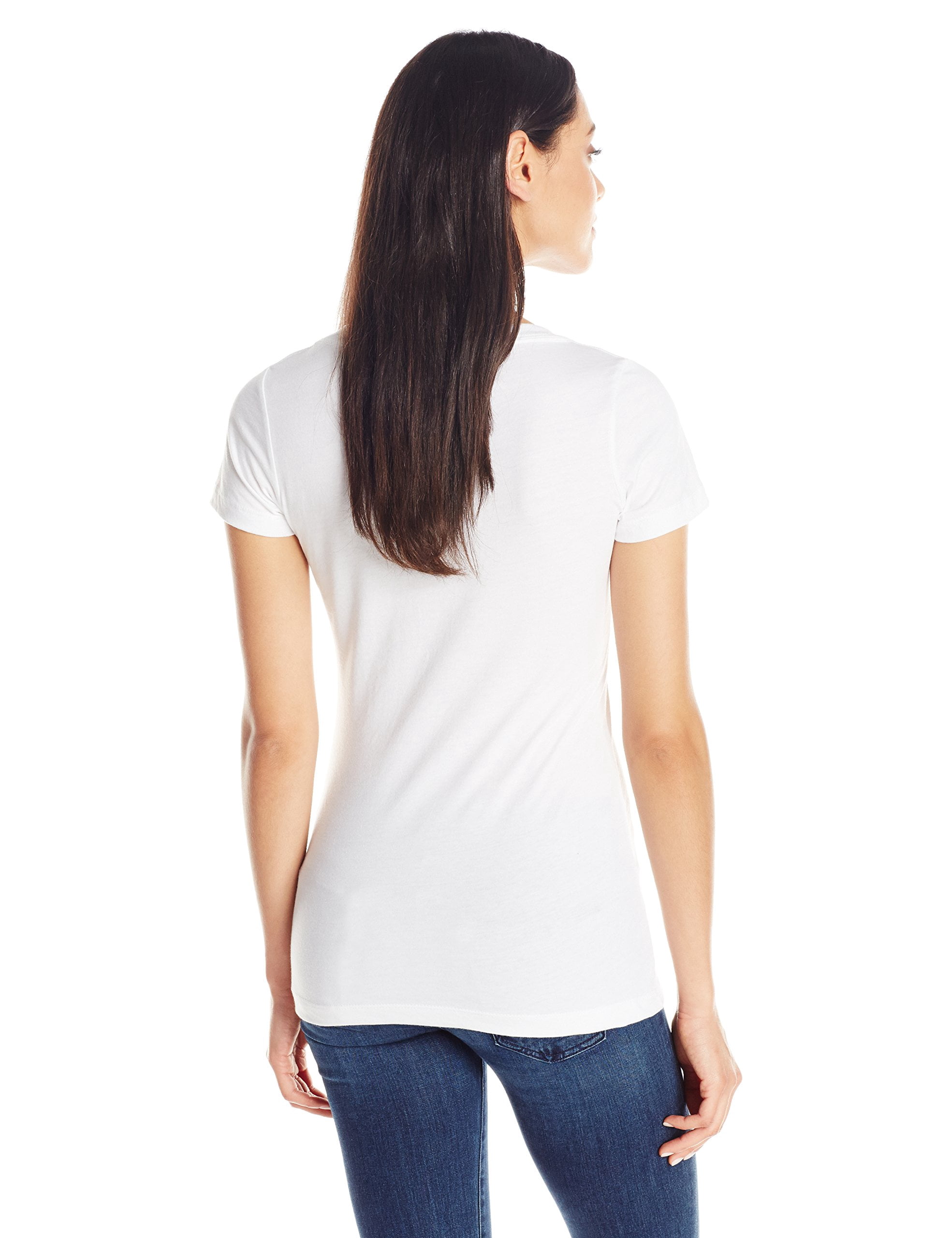 Women's Deep V-Neck Short Sleeve T-Shirt