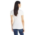 thumbnail image 2 of Women's Deep V-Neck Short Sleeve T-Shirt, 2 of 2