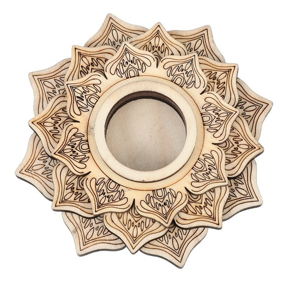 Shuliwen Wooden Sphere Stand Base Holder for Globe Stone Display