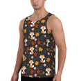 thumbnail image 2 of Fuzoiu Autumn Fox Print Men's Workout Tank Tops,Sleeveless Gym Shirt Quick Dry,Fitness Bodybuilding T-Shirt,Muscle Athletic Workout Tee-X-Large, 2 of 7