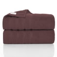 thumbnail image 2 of JML Coffee Bath Towel Set of 8 Pieces - Cotton Blend Highly Absorbent Towels for Bathroom, 2 Soft Bath Towels, 2 Hand Towels, 4 Washcloths, 2 of 6