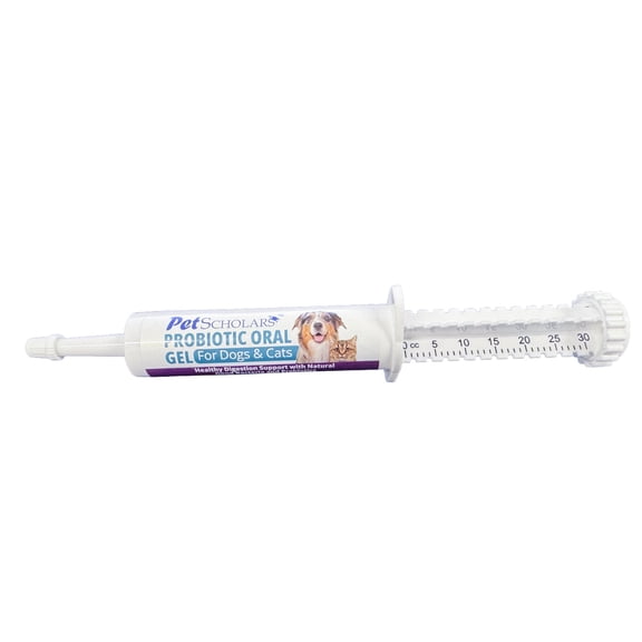Pet Scholars Probiotic Oral Gel for Dogs & Cats, 30 cc