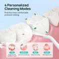 thumbnail image 3 of Cordless Water Flosser for Teeth, IPX7 Oral Irrigator, 320ml Portable Rechargeable Teeth Cleaner, 3 of 7