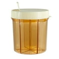 thumbnail image 2 of GMS Vitanizer 6 Section Vitamin Dispenser and Organizer with Easy-Turn Lid and Self-Adhesive Labels, 2 of 7