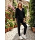 thumbnail image 2 of Conjunto 2 Piezas Hoodie con Cierre y Pants Estilo Casual Chic con Detalle Brillante para Mujer, 2 of 5