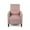 Pink, variant on Noble House Beige Standard Contemporary Push Back Recliner with Nailhead Trim