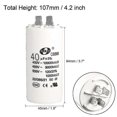 thumbnail image 2 of 40F 450V AC Capacitor Dual Plug 50/60Hz for Air Compressor Water Pump Motor 94x45mm Cylinder, 2 of 5