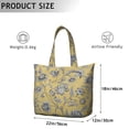 thumbnail image 5 of Flower Women's Large Weekend Travel Bag Moving Canvas Handbag Thick Double Layer Beach Weekend Travel Unisex Hospital Maternity Delivery with Toiletry Waterproof, 5 of 5