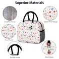 thumbnail image 4 of Womens Pioneer Flower Floral Print Pattern Lunch Box for Work,Insulated Lunch Bag for Women,Loncheras Para Mujer,Leakproof Adult Lunch Bag for Work,Beach,Travel,Picnic,Camping, 4 of 6