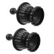 thumbnail image 1 of unbranded 2Ud Negro Lamp Finial Para De Decorativo Moderno Con Base Pulida Elegante, 1 of 8