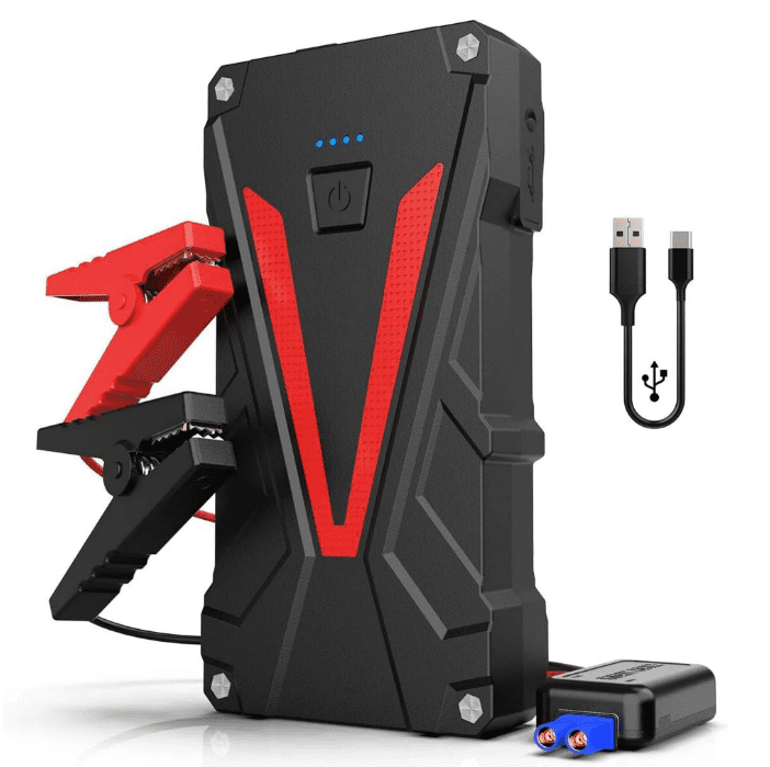 NEXPOW Car Battery Jump Starter, 500A Peak 12V Jump Starter Power Pack with LCD Display