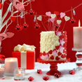 thumbnail image 2 of Adornos para árbol de Navidad con forma de corazón, 24 unidades, color rojo, 2 of 6