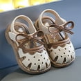 thumbnail image 5 of Gubotare Baby Beach Sandals Boys Baby Boys Girls Summer Sandals Lightweight Non slip Rubber Sole Breathable Toddler Outdoor Beach Open Toe First Walker Shoes Size 5 (White,Toddler 5), 5 of 6