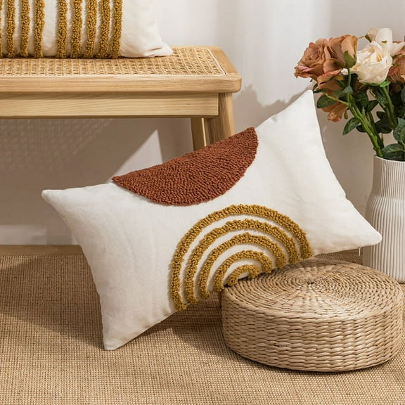 Zhuge Throw Pillow Cover 12x20 Decorative Cushion Case Farmhouse Pillowcase Modern Pillow Covers for Sofa,Couch, Living Room, 8