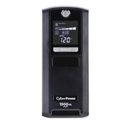 CyberPower LX1500GAVR Battery Backup UPS, 1500VA/900W, 120V, 10 Outlets, LCD, AVR, 6 ft Cord, Black