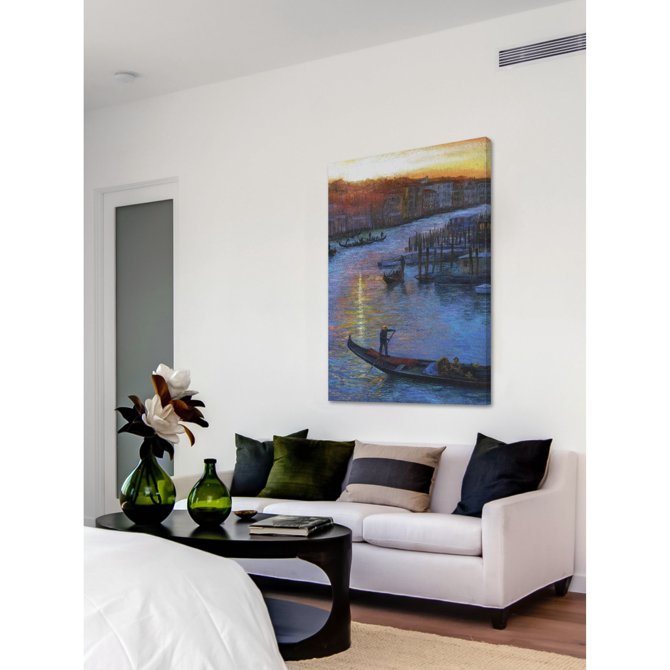 "Sunset Grand Canal" Painting Print on Wrapped Canvas