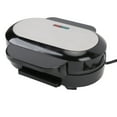 thumbnail image 1 of Mácina para Hacer Panqueques Doble, Parrilla Eléctrica Antiadherente Para Hamburgoes, Sartén Eleccica Doble para Huevos de Relleno Profundo para Panqueques, Galletas, Galletas,, 1 of 7