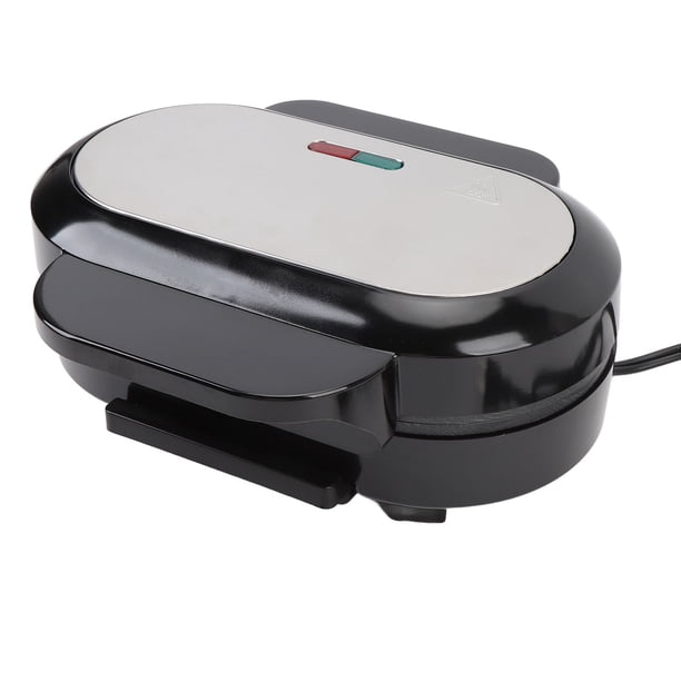 Mácina para Hacer Panqueques Doble, Parrilla Eléctrica Antiadherente Para Hamburgoes, Sartén Eleccica Doble para Huevos de Relleno Profundo para Panqueques, Galletas, Galletas,