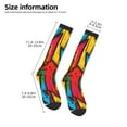 thumbnail image 2 of Susaid Colorful Arrow Graffiti Pattern Print Thermal Winter Socks for Men and Women, Warm Crew Hiking Socks, for Boots and Outdoor Activities, 2 of 6