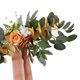 thumbnail image 2 of Arreglo de flores artificiales del respaldo de la silla artificial artificial naranja, 2 of 3