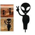 thumbnail image 5 of 2x Garden Outer Alien Stake Standing Sculpture Lawn Art Figurine, 5 of 5