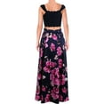 thumbnail image 2 of Speechless Womens Juniors Off The Shoulder Floral Crop Top Dress, 2 of 2