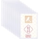 thumbnail image 1 of 10 protectores de hojas transparentes de 5,8 x 8,3 pulgadas, protectores de papel A5 de plástico, impermeables, rígidos, para documentos y fotos, protectores de impresión horizontales rígidos., 1 of 9