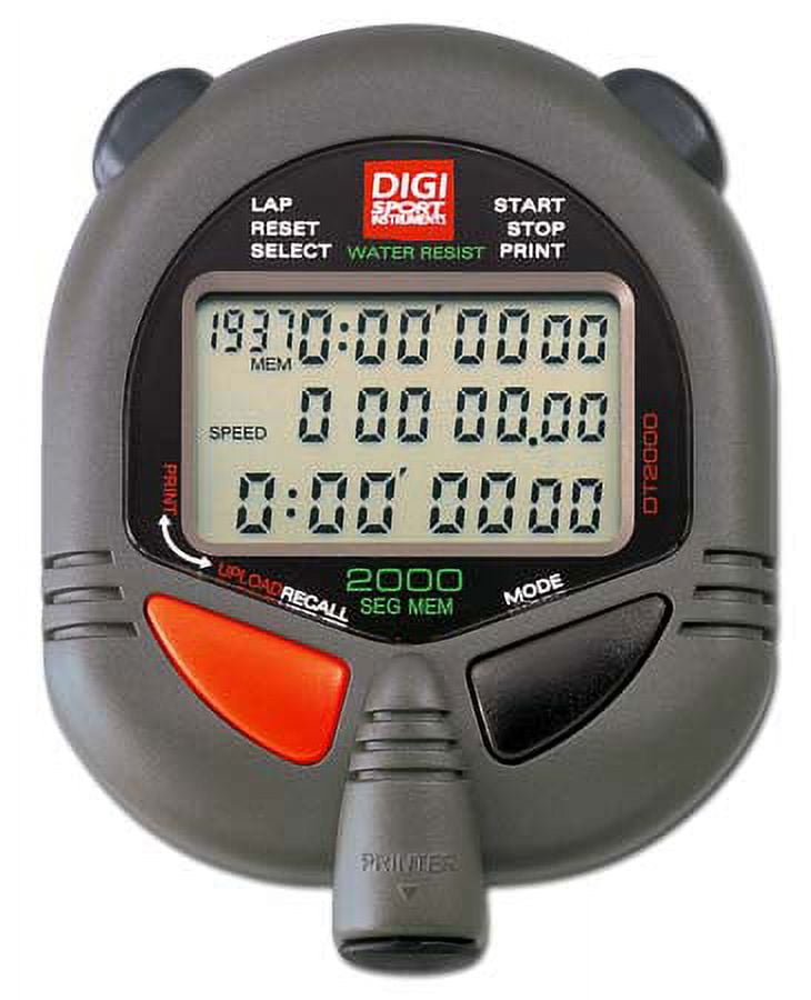 Ultrak 485 - 60 Lap Dual Split Memory Stopwatch Timer With Three Line