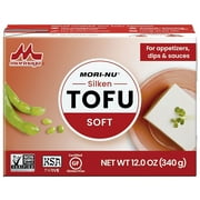 Mori-Nu Silken Tofu Soft SR25 | Velvety Smooth and Creamy | Low Fat, Gluten-Free, Dairy-Free, Vegan, Made with Non-GMO soybeans, KSA Kosher Parve | Shelf-Stable | Clean protein | 12oz x 12 Packs