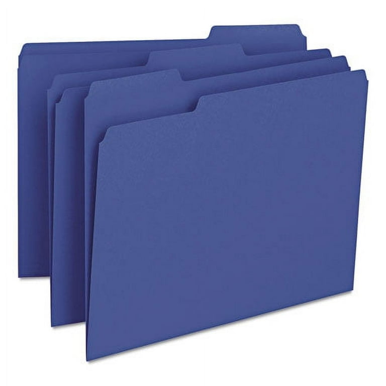 Colored File Folders, 1/3-Cut Tabs: Assorted, Letter Size, 0.75 Colored File Folders, 1/3-Cut Tabs: Assorted, Letter Size, 0.75