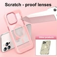 thumbnail image 2 of Clear Case for iPhone 12 Pro / 12 6.1", Compatible with Magsafe Support Wireless Charging Not Yellowing Slim Phone Case Shockproof Protective Bumper for Apple iPhone 12 Pro / 12 6.1", Purple, 2 of 12