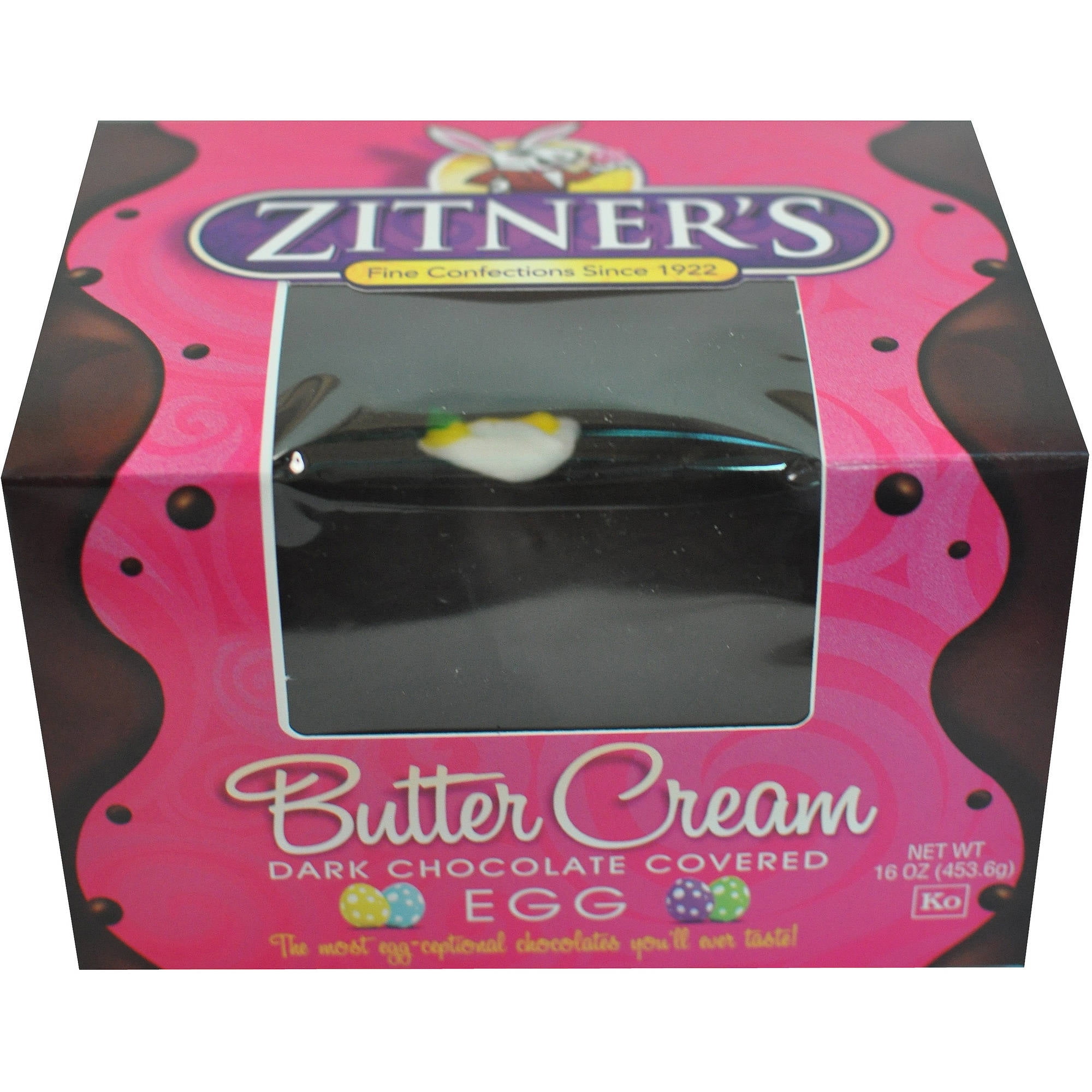 Zitner's Butter Cream Dark Chocolate Covered Egg, 16 Oz.