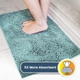 thumbnail image 3 of Muddy Mat® AS-SEEN-ON-TV Tapete para puerta y alfombra para mascotas de microfibra altamente absorbente, área lavable gruesa antideslizante y tapete de baño de chenilla suave para cocina, baño, dormit, 3 of 5