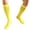 Yellow, variant on Unisex Knee High Socks, Nylon Non-Slip Invisible Seamless Tube Socks, Candy Color
