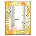 thumbnail image 3 of DESIGN ART Designart 'Yellow Moods 24' Traditional Mirror - Vanity Printed Mirror 27.6 in. wide x 39.4 in. high, 3 of 5