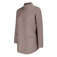 thumbnail image 6 of Comdrip Tunic Sweaters for Women, Womens Loose Fit Large Size Autumn and Winter Sweater Dressy Crewneck Pullover Sweaters Long Sweaters for Women Brown 3XL, 6 of 9